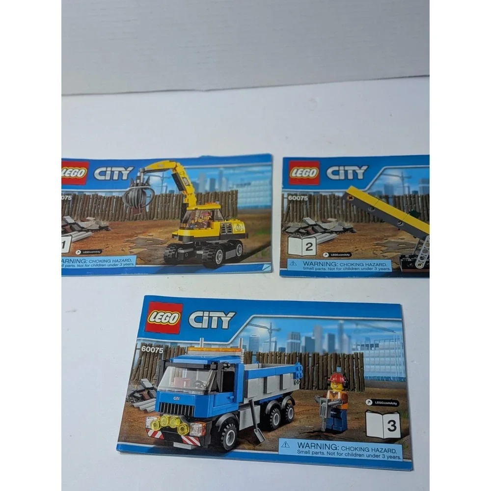LEGO CITY: Excavator and Truck (60075) - Manuals Only Fast Shipping